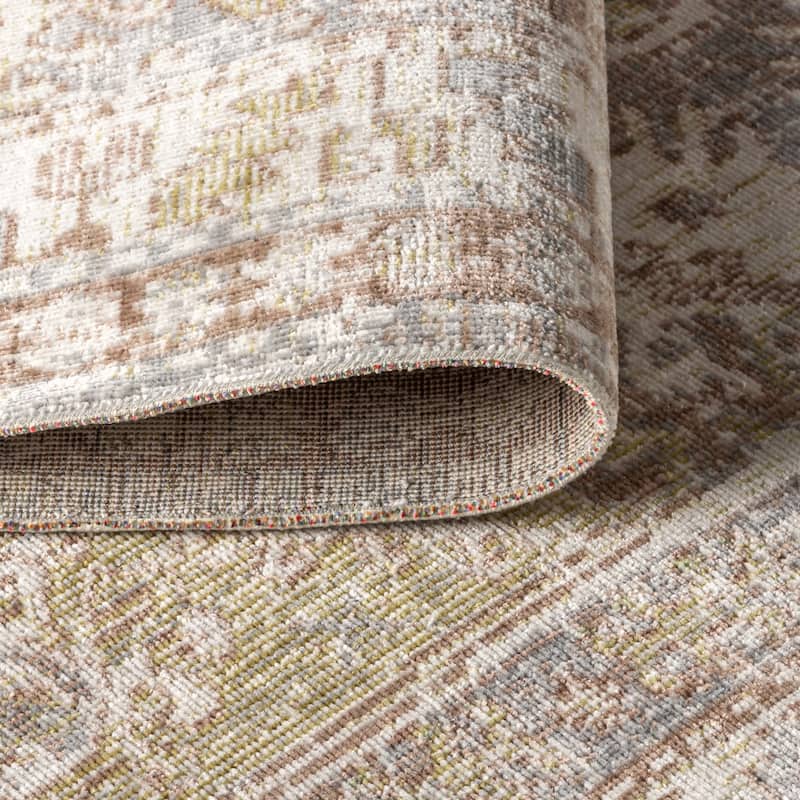 JONATHAN Y Alhambra Ornate Geometric Medallion Area Rug