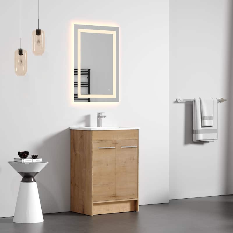 Kay Oak Natural Vanity Kit (Assembly Required)