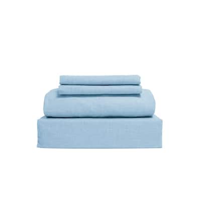 400 Thread Count 100 Cotton with Lyocell 4-Piece Sheet set
