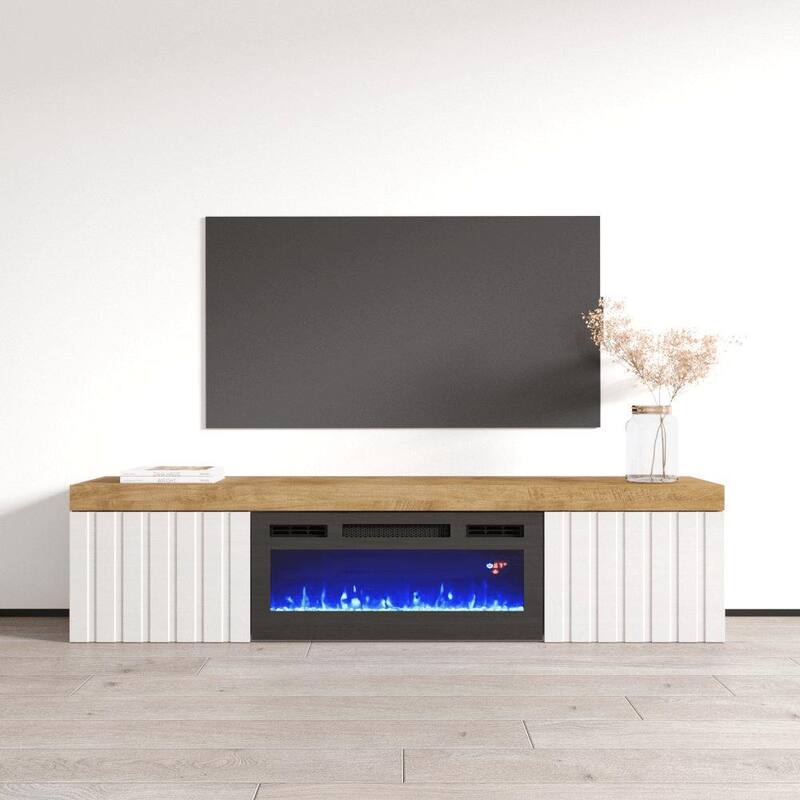 Knoxville BL-EF Electric Fireplace 71" TV Stand