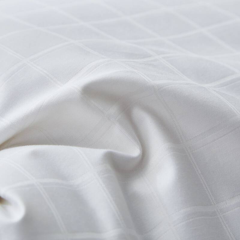 2 Pack 300TC White Down Medium Support Bed Pillows for Side & Back Sleepers with 100% Cotton Fabric