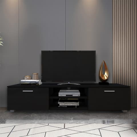 Merax TV Stand for 70 Inch TVs, Media Console Entertainment Center Television Table