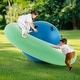 preview thumbnail 12 of 11, Costway 7.5 FT Inflatable Dome Rocker Bouncer with 6 Handles Fun - See Details