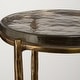 preview thumbnail 4 of 2, Uttermost Eternity Brass Accent Table - 12"W x 23"H x 12"D