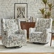 preview thumbnail 38 of 44, Gastone Transitional Floral Fabric Nursery Recliner with Curved Arms by HULALA HOME(Set of 2) FLORAL