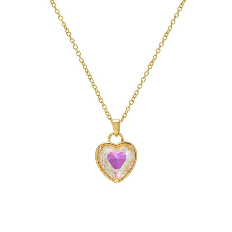Victoria Townsend Gold Plated Chrome Heart Pendant.
