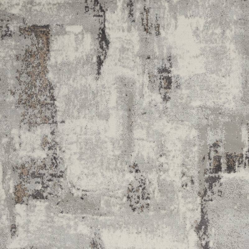 Fapoy Power Loomed Abstract Modern Non Skid Stain Resistant Low Pile Area Rug By HomeRoots - 72' X '48' X '0.25