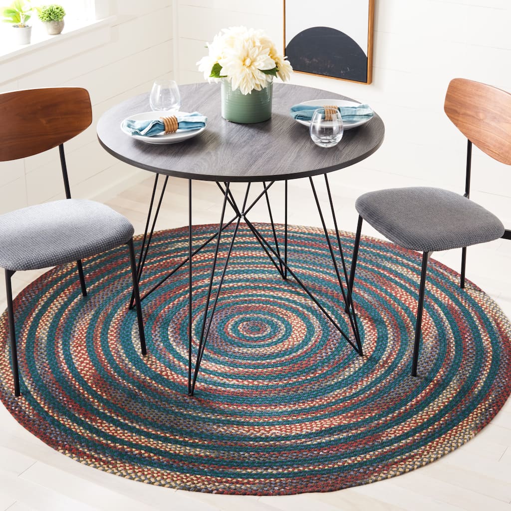 SAFAVIEH Handmade Braided Hisanori Flatweave Cotton Rug