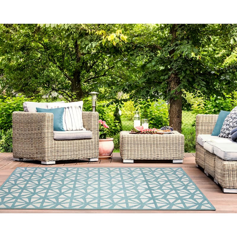 Liora Manne Carmel Tonga Tile Indoor/Outdoor Rug