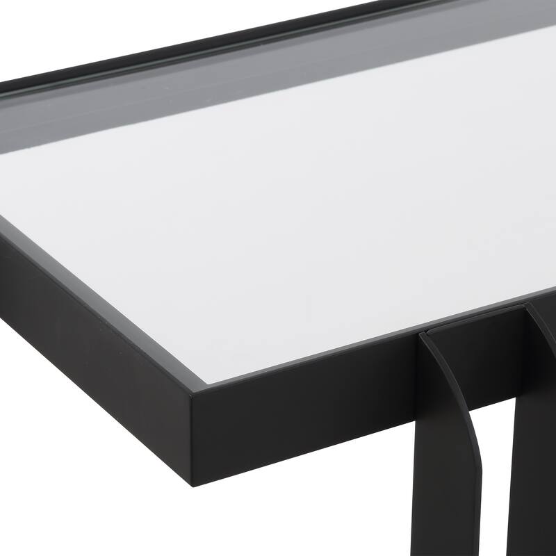 Uttermost Shadow Black Iron Console Table - 32.25'' H X 55.25'' W X 15.5'' D