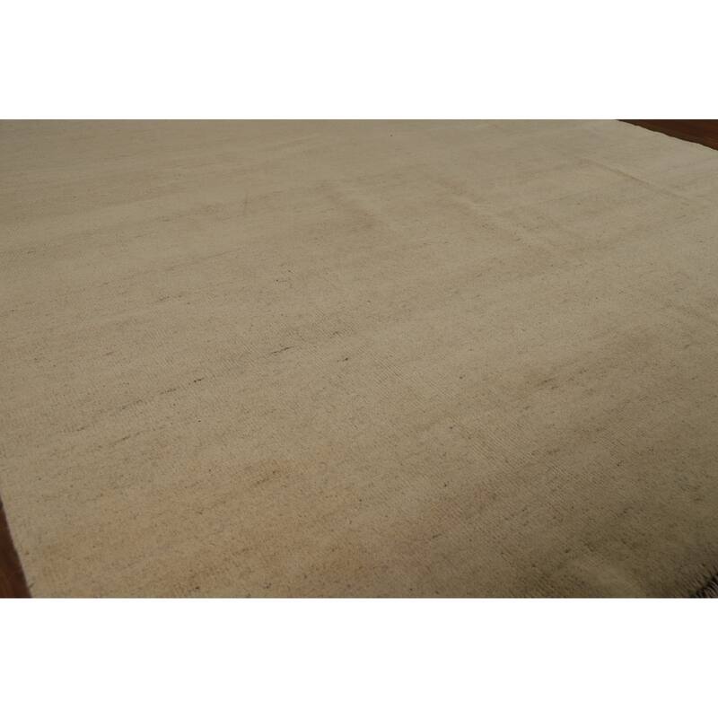 Modern Gabbeh Oriental Area Rug Handmade Wool Carpet - 6'5" x 9'7"