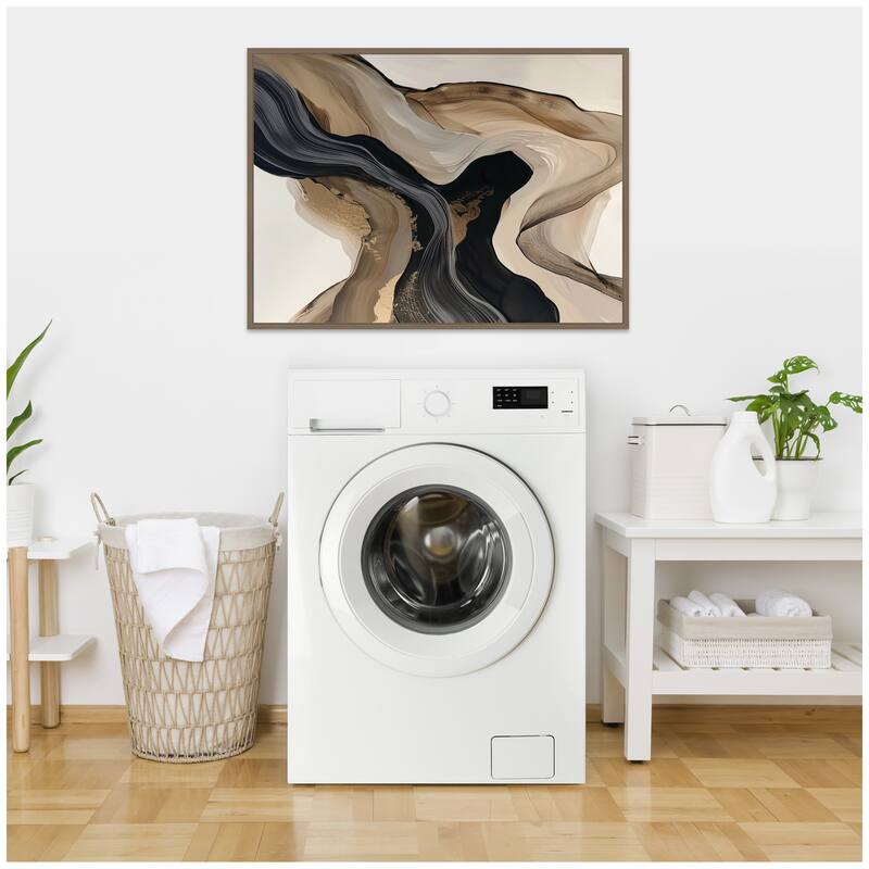 Kate and Laurel Sylvie Abstract Dream II Framed Canvas by Amy Lighthall