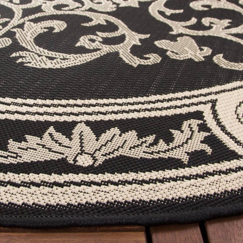 SAFAVIEH Courtyard Lineke Indoor/ Outdoor Waterproof Patio Backyard Rug