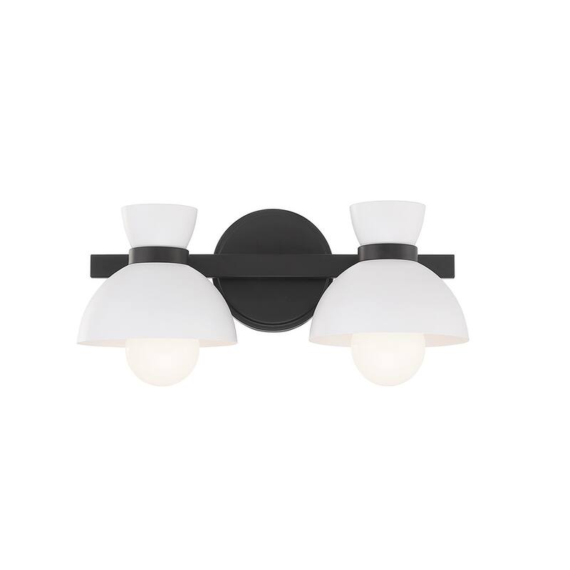Meridian M80074 2 Light 17" Wide Vanity Light - Matte Black