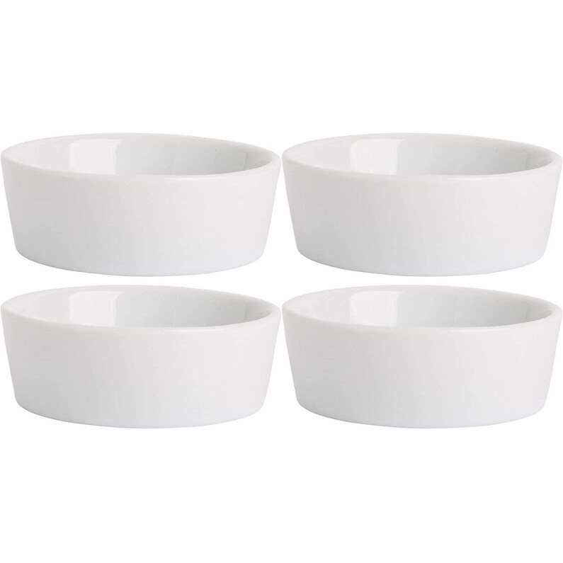 250 ML Cereal Pasta and More 4.5 Inches Diameter 77L Porcelain Soup Bowls, Ice Cream Marble Serving Bowls Set for Soup Salad Set of 8 White Ceramic Soup/Cereal Bowls 8.45 FL OZ 