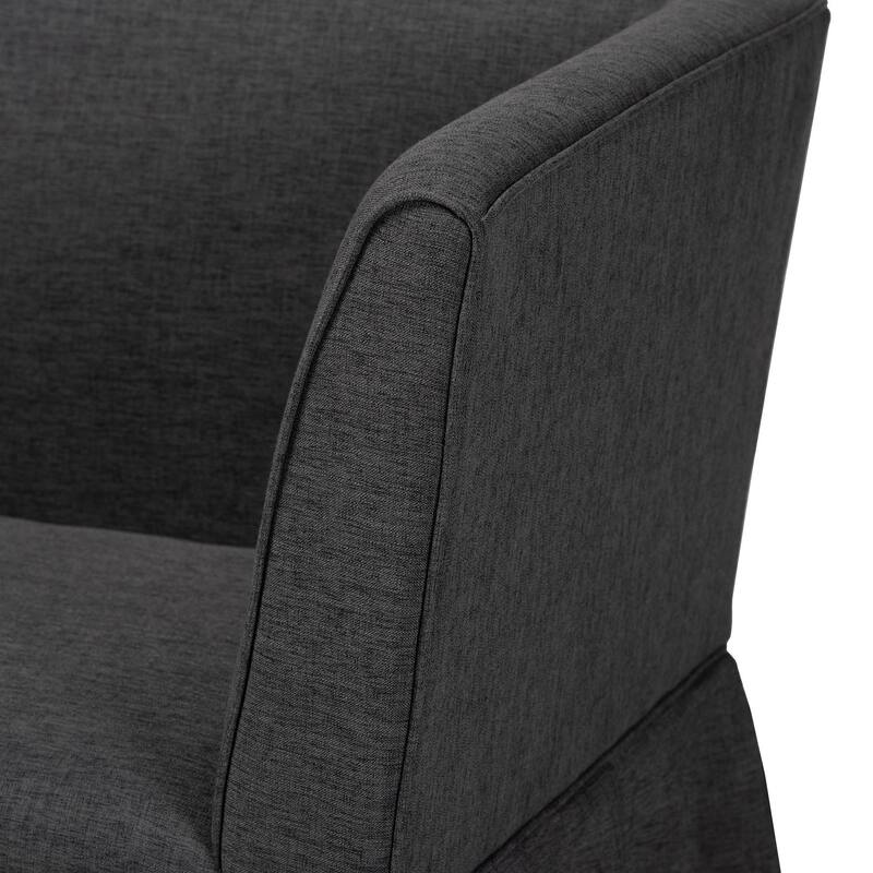 Bryna 2-Piece Fabric Upholstered Dining Nook Bench Set - Corner Kitchen Seating with Skirted Base, L-Shaped Nook, Beige