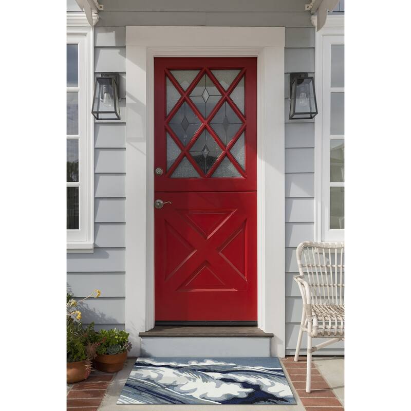 Liora Manne Capri Wave Indoor/Outdoor Area Rug