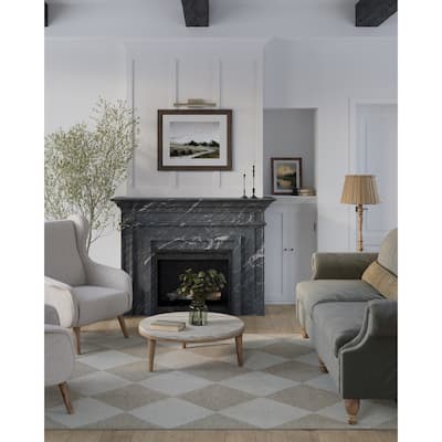 Momeni Willow Diamond Hand Woven Wool Area Rug