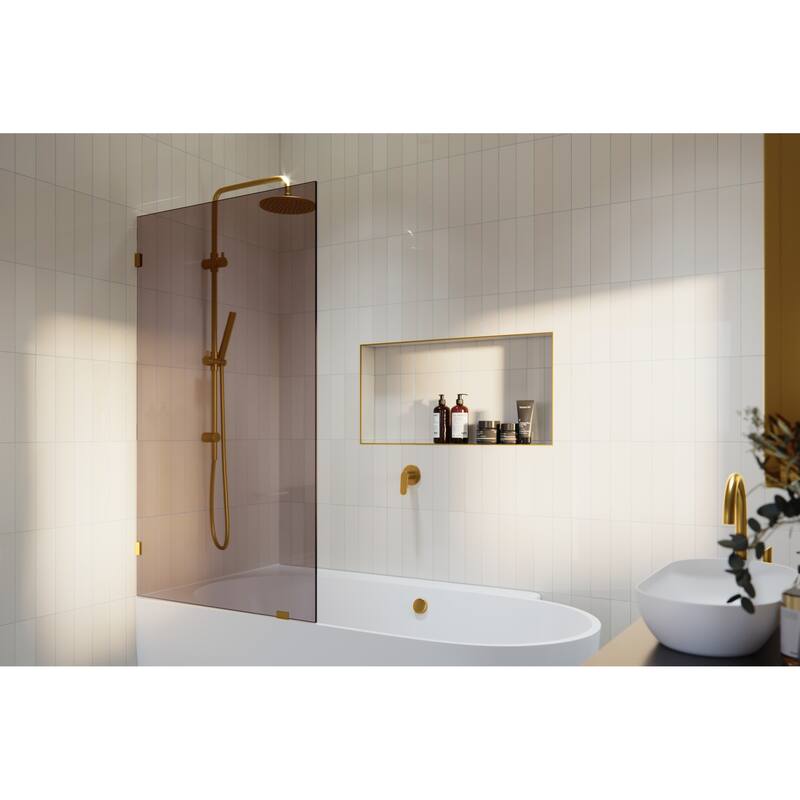 Glass Warehouse BTBF-34 Ursa 58-1/4" High x 34" Wide Shower Screen