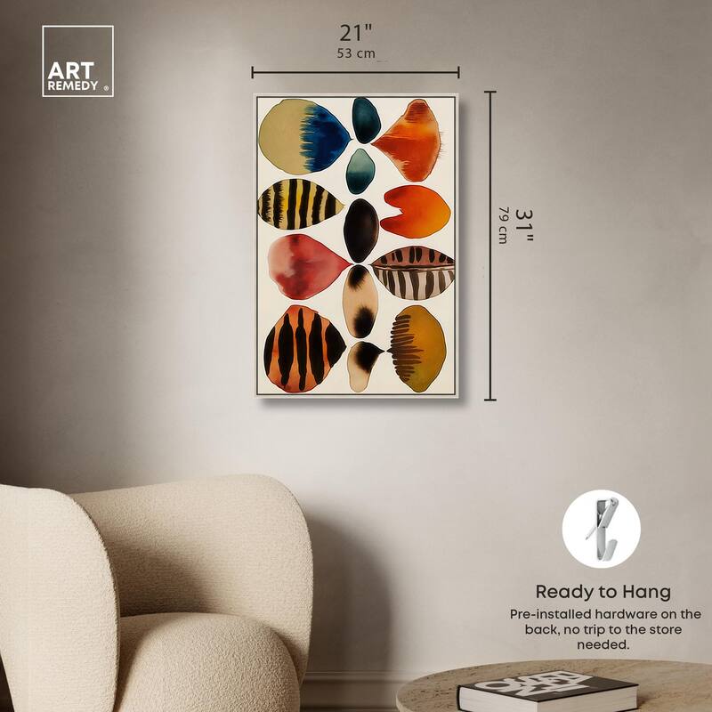 Assembled Pieces II Canvas by Art Remedy