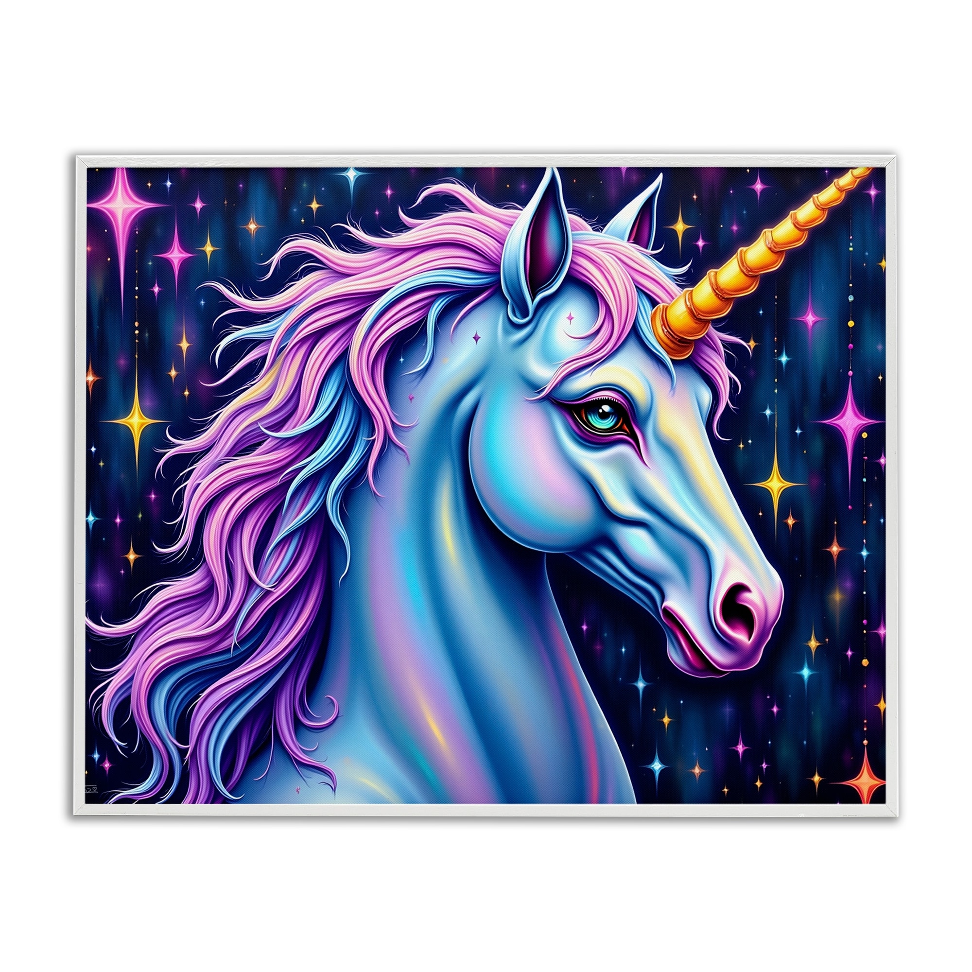 Stupell Star Dancer Unicorn Framed Giclee Art Design By Tabz Jones