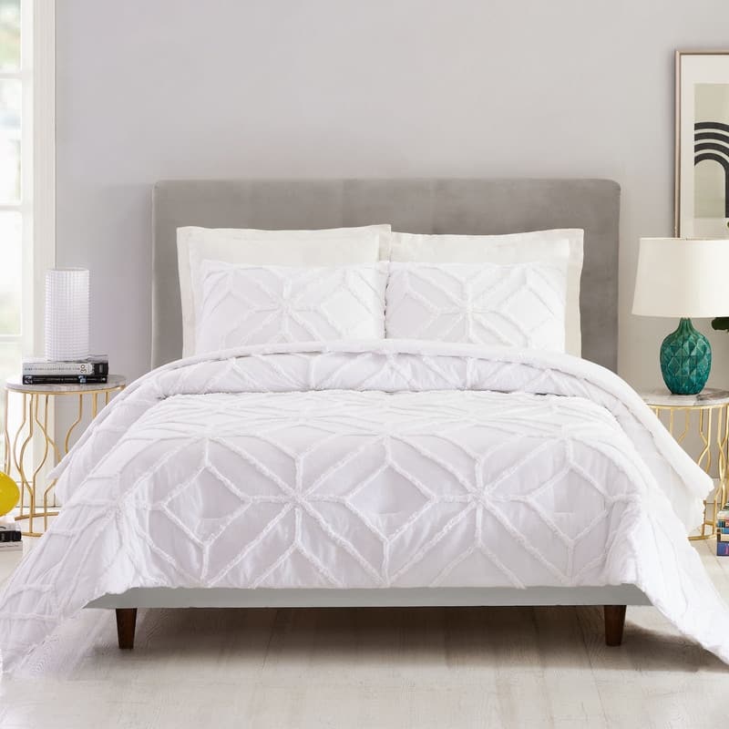 Trina Turk Tufted Chenille 3-Piece King Duvet Cover Set