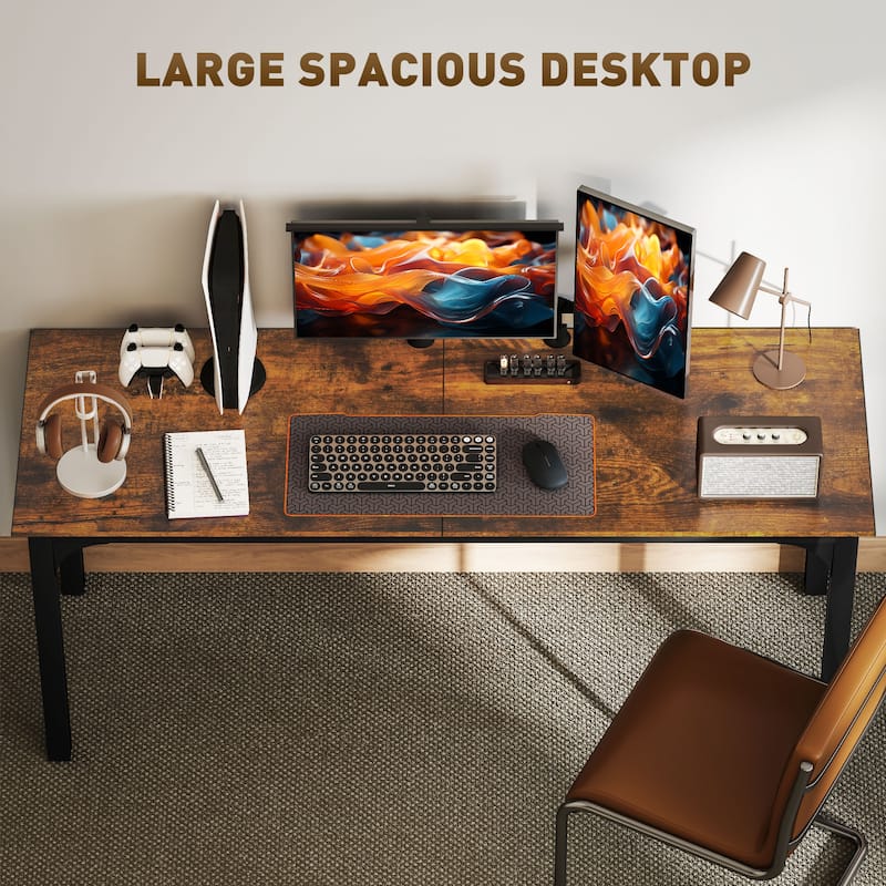 Steel Particleboard Computer Desk Industrial Table and Adjustable Foot