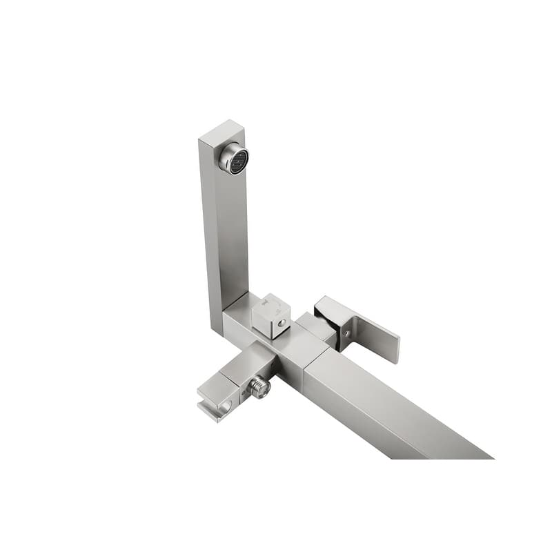 Indigo Home Floor Mounted Roman Tub Faucet with Handshower