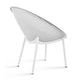 preview thumbnail 8 of 14, Set of 2 Modern Plastic Lounge Chair Plastic Legs with Polka Dots Spot Breathable for Patio Indoor Outdoor Use