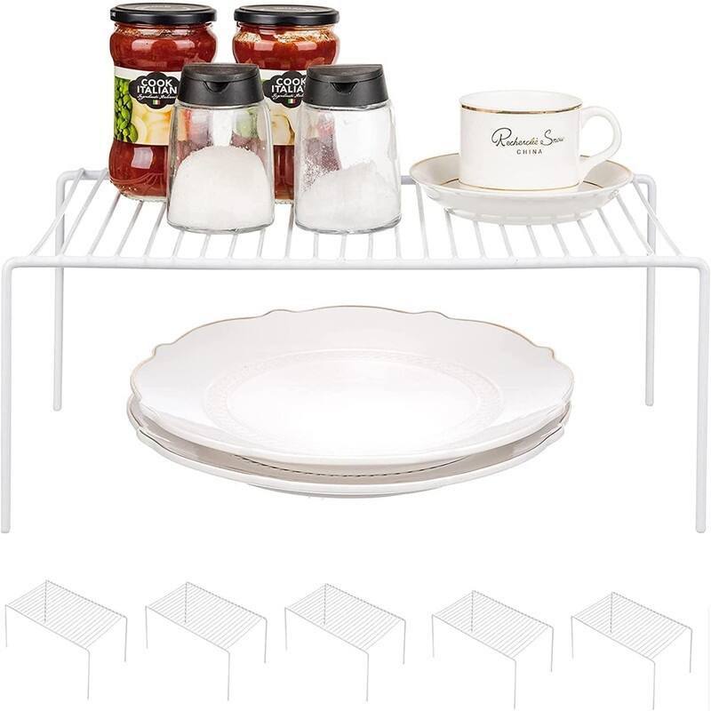 Cabinet Storage Shelf Rack Set of 6 - 9.4"D x 13"W x 5.5"H