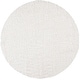 preview thumbnail 92 of 123, SAFAVIEH August Shag Veroana Solid 1.5-inch Thick Rug 5' Round - White - Round