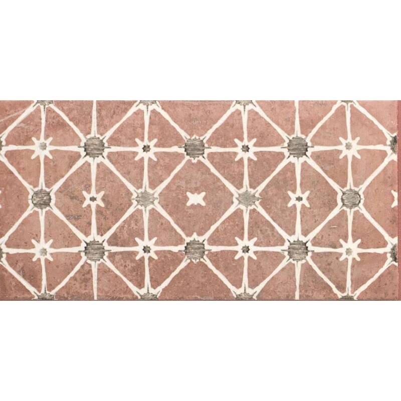 Arcilla Decor 6x12 Satin Porcelain Patterned Tile - Floor, Wall, Backsplash