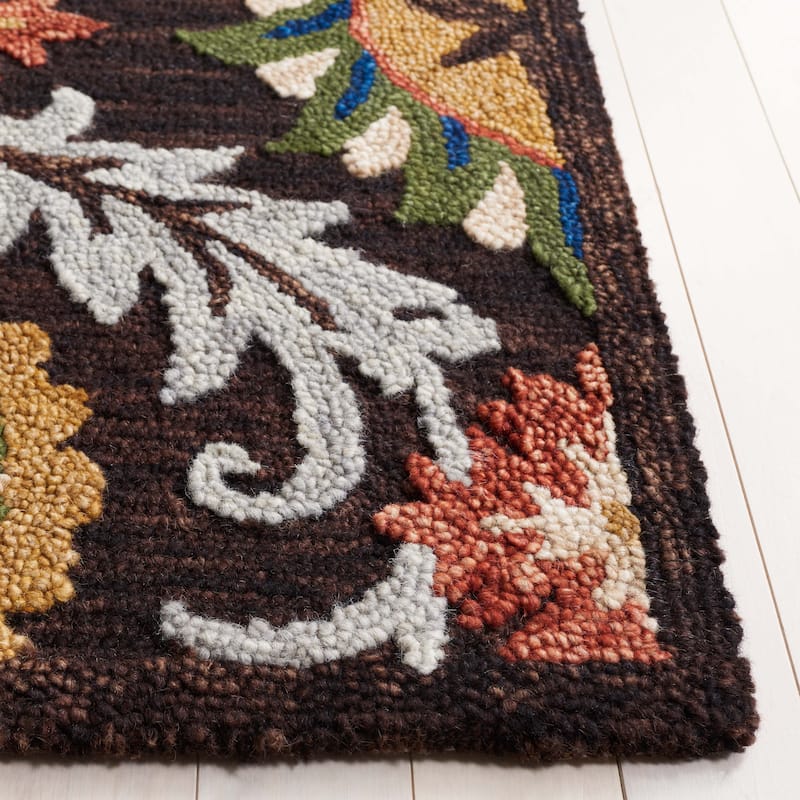 SAFAVIEH Handmade Blossom Maila Modern & Contemporary Wool Rug