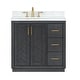 preview thumbnail 21 of 196, Altair Gazsi Bathroom Vanity with Composite Stone Countertop without Mirror
