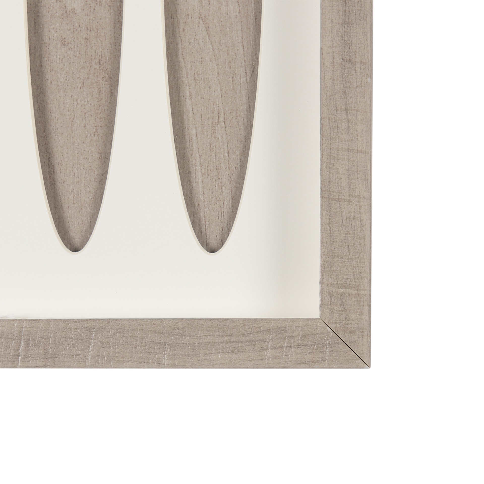 Wood Grain Silhouette IV Framed Art Print - Bed Bath