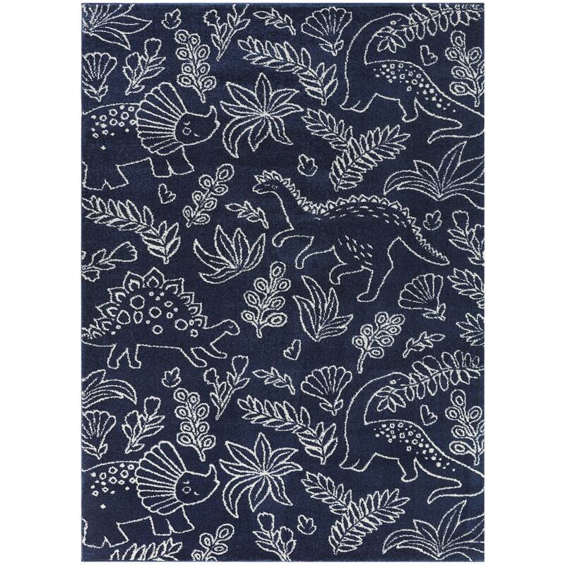Mod-Tod Happy Dinos Dinosaur Dig Kids Area Rug