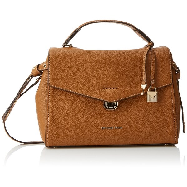 michael kors bristol medium leather satchel