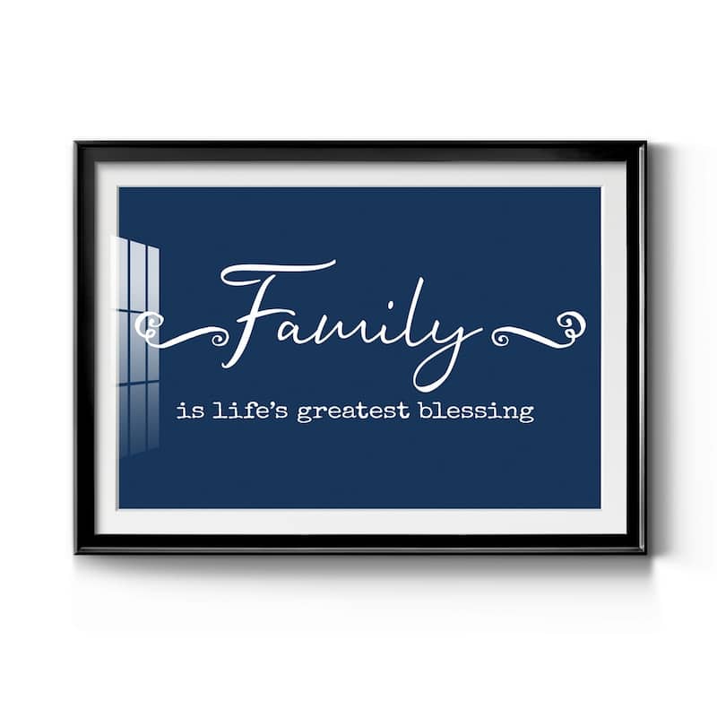 Family Greatest Blessing Premium Framed Print - Ready to Hang