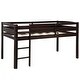 preview thumbnail 19 of 19, Twin Loft Bed with Stairs & Safety Rails - Solid Wood