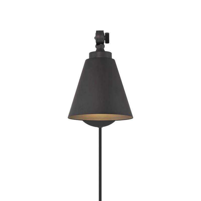 Wall Sconce in Matte Black