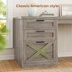 preview thumbnail 30 of 156, Farmhouse Executive L Shaped Desk Home Office Desk with Drawers and Storage Cabinet & Power Outlet
