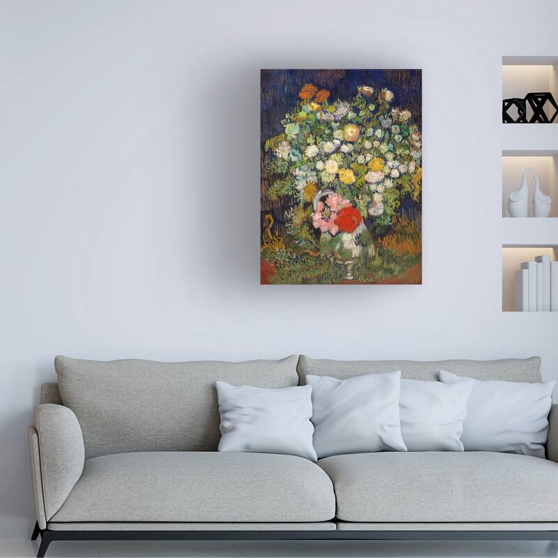 Van Gogh 'Bouquet Of Flowers In A Vase 1890' Canvas Art