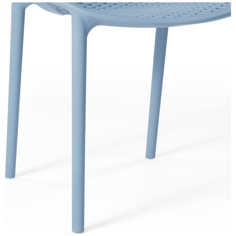 Frond and Form Outdoor Stacking Dining Side Chair (Set of 2)