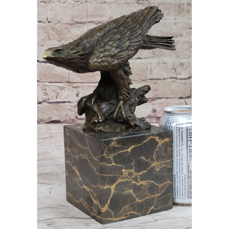 Art Deco Vienna Bronze Falcon American Eagle Bronze Sculpture Statue