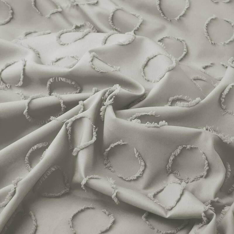 Clipped Jacquard Geometric Duvet Cover & Pillowcase Set