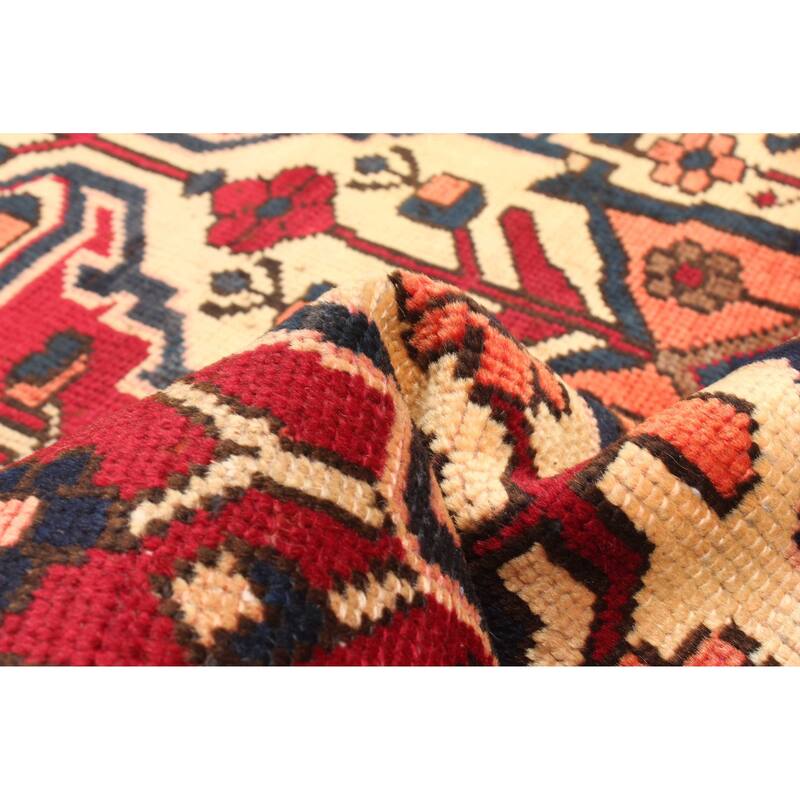 ECARPETGALLERY Hand-knotted Anadol Red Wool Rug - 3'8 x 5'11