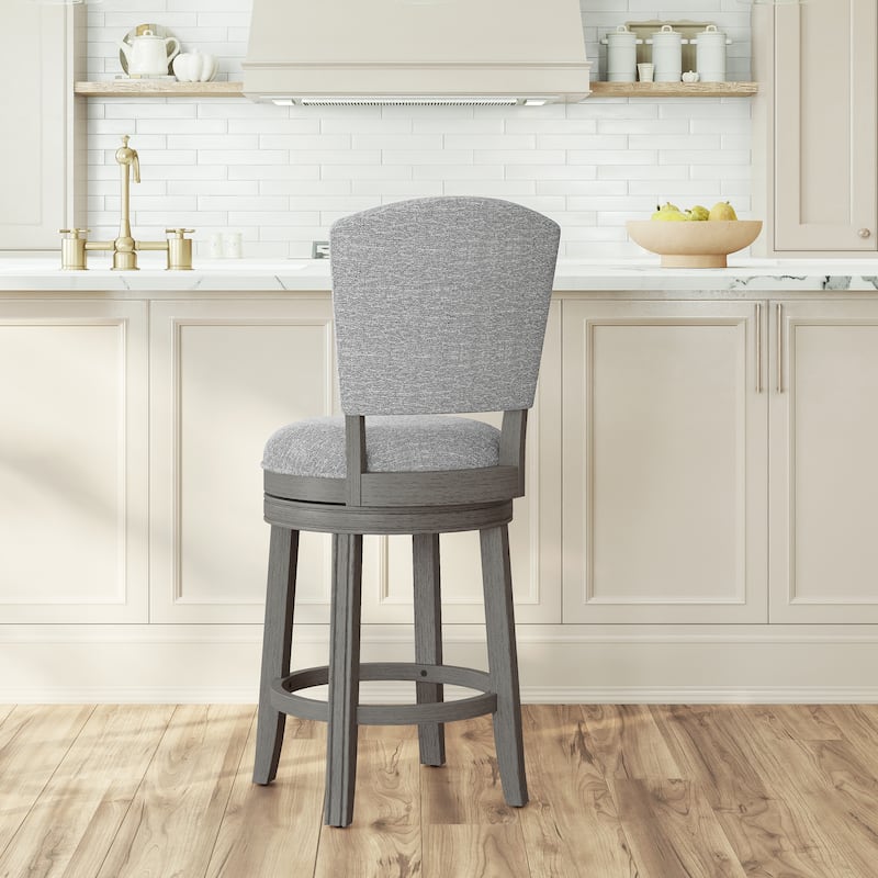 Hillsdale Santa Clara II Swivel Stool, Antique Gray