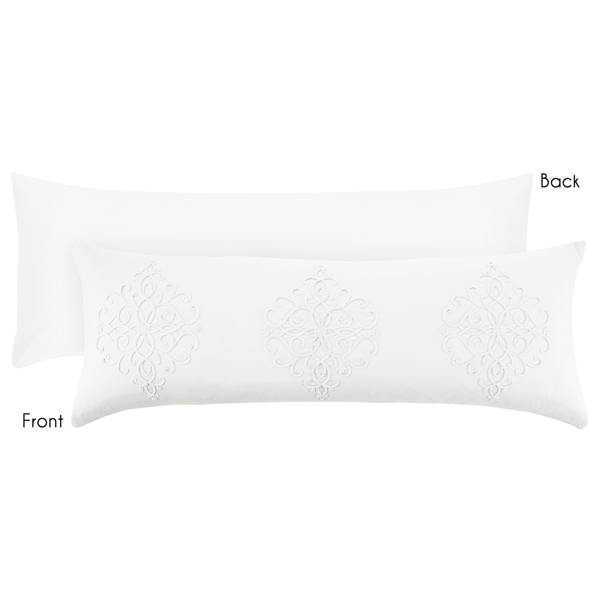 White discount bohemian pillow