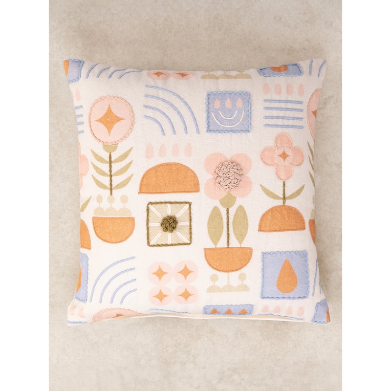 Junia Throw Pillow Cover, 20"x20"