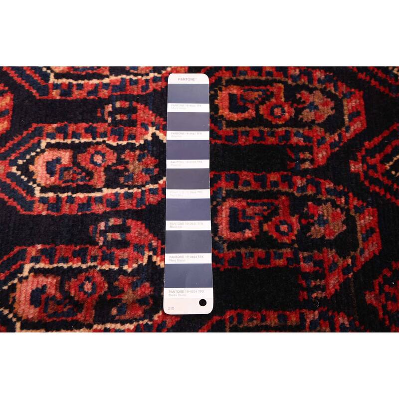 ECARPETGALLERY Hand-knotted Andelz Dark Navy Wool Rug - 3'9 x 9'11